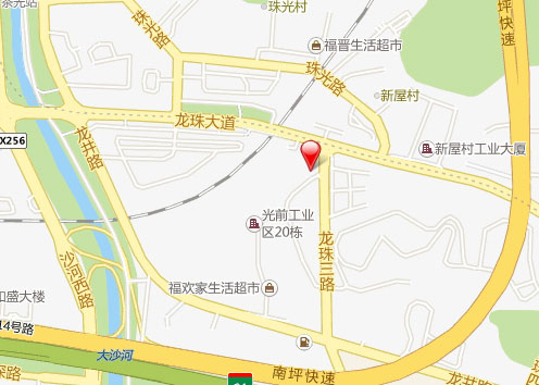 朗銳慧康聯系地圖